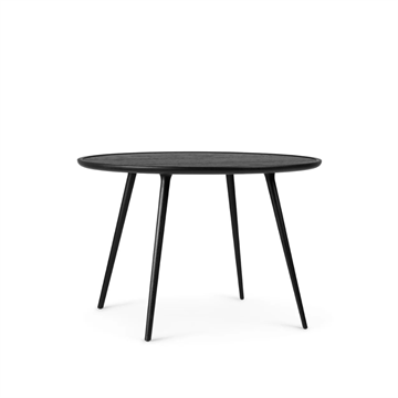 Mater Accent spisebord Ø110 i sortlakeret eg